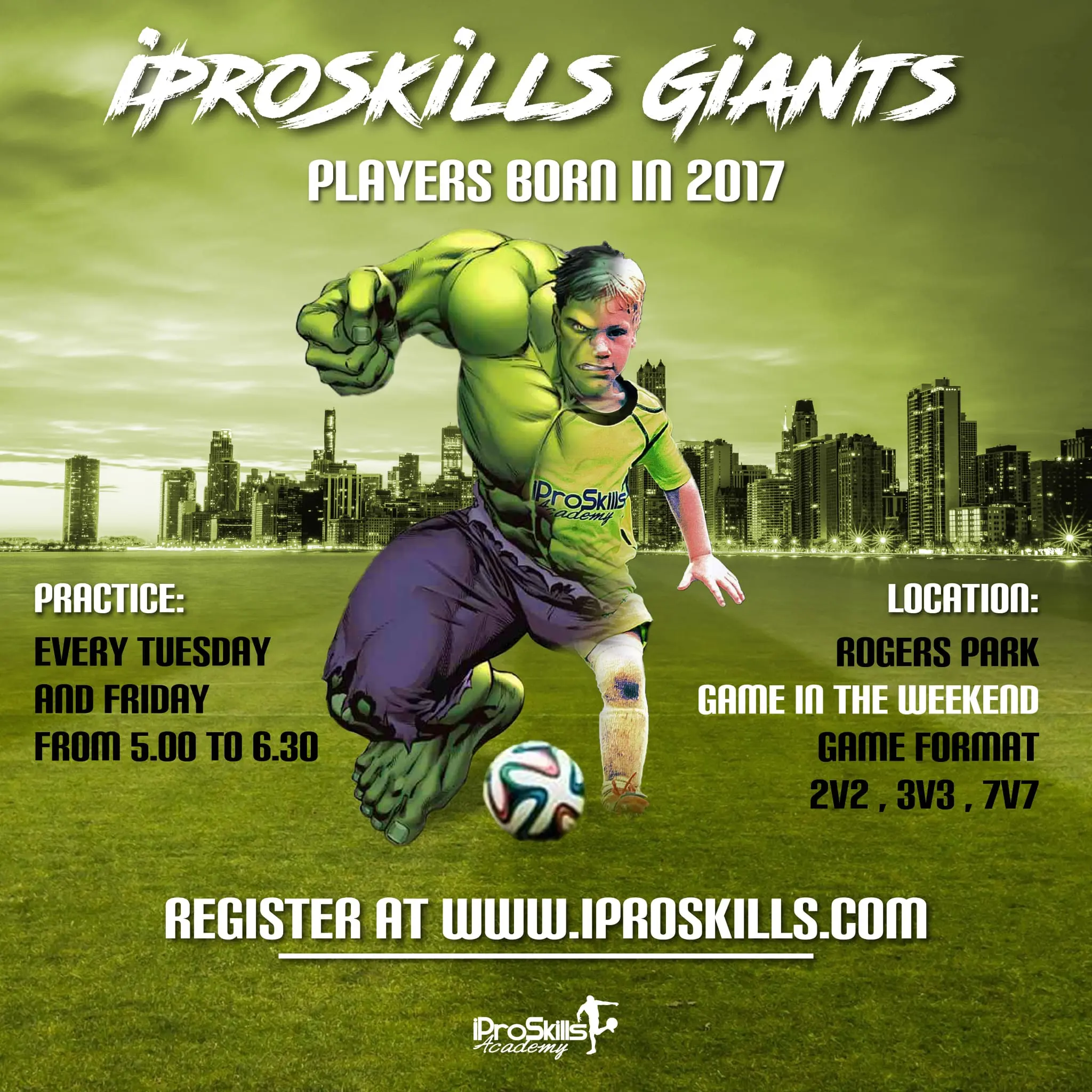 iProSkills Giants Soccer Program