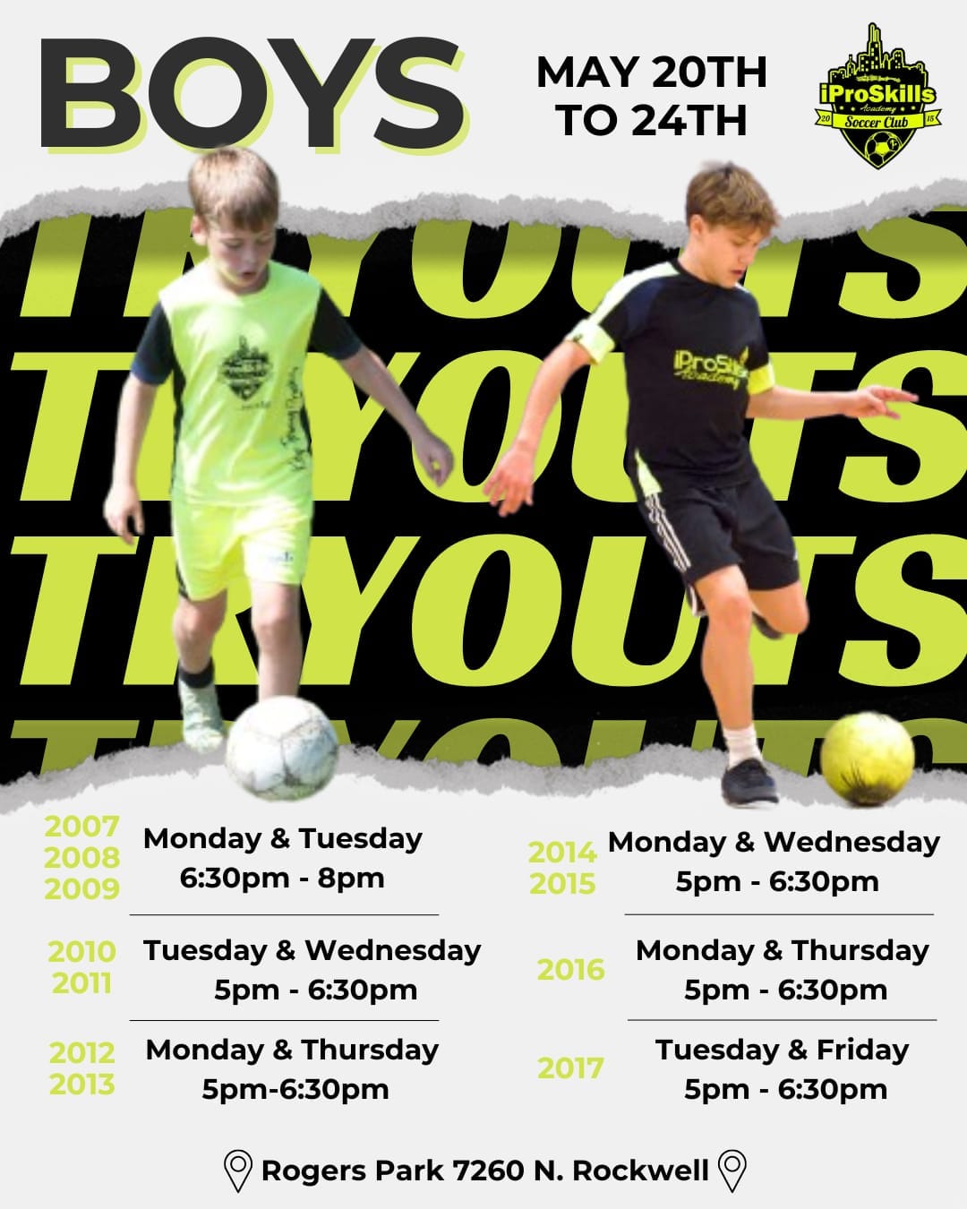 iProSkills Boys Tryouts