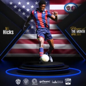 MJ Hicks month player april 2024